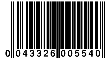 0 043326 005540