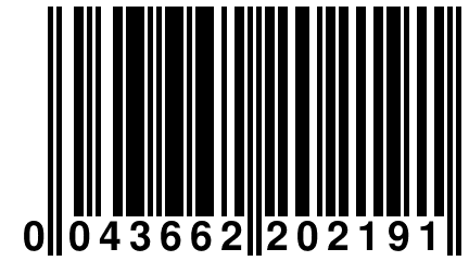 0 043662 202191