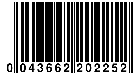 0 043662 202252