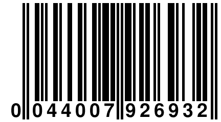 0 044007 926932