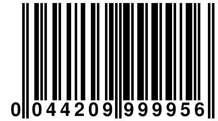 0 044209 999956