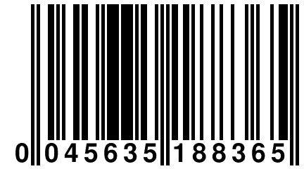 0 045635 188365