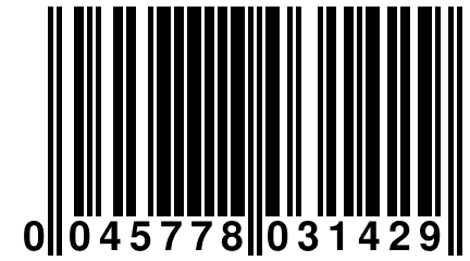 0 045778 031429