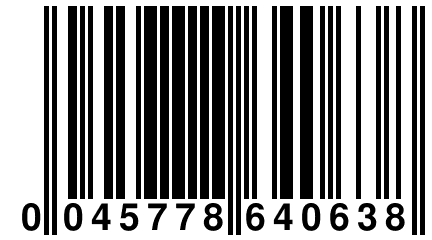 0 045778 640638