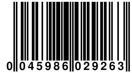 0 045986 029263