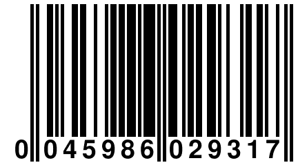 0 045986 029317