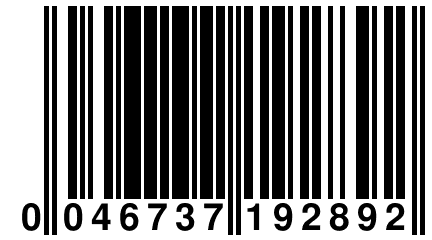 0 046737 192892