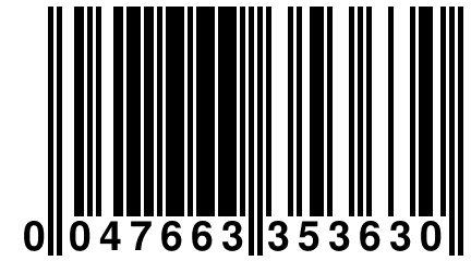 0 047663 353630