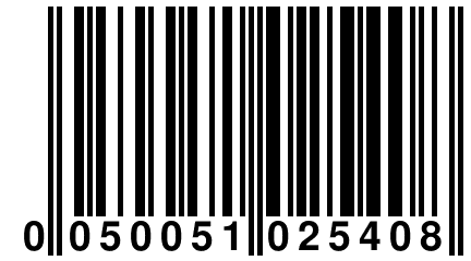 0 050051 025408