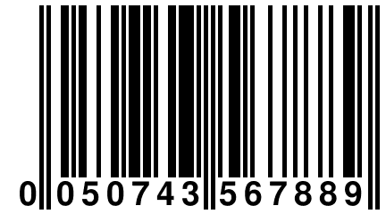 0 050743 567889