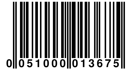 0 051000 013675