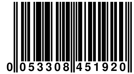 0 053308 451920