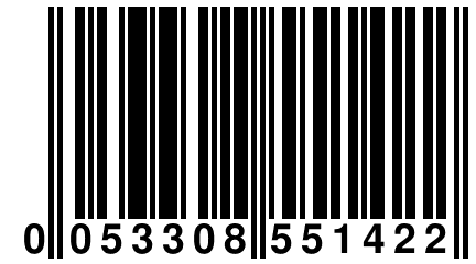 0 053308 551422