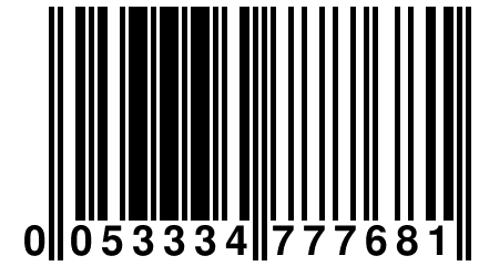 0 053334 777681