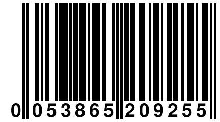 0 053865 209255