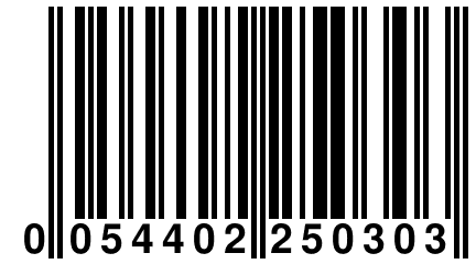 0 054402 250303