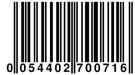 0 054402 700716