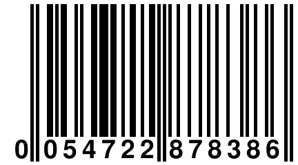 0 054722 878386
