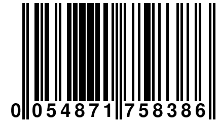 0 054871 758386