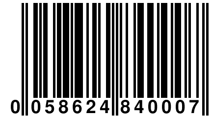 0 058624 840007