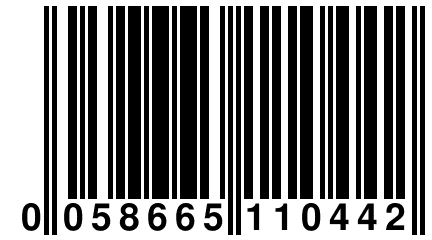 0 058665 110442