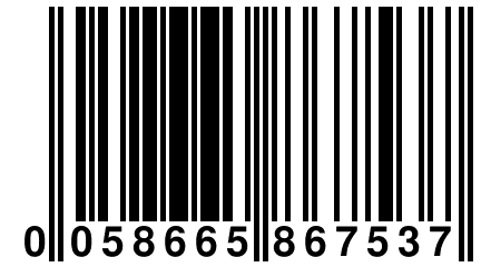0 058665 867537