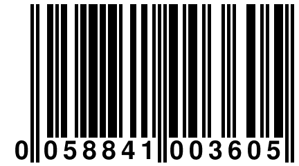 0 058841 003605