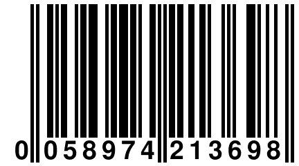 0 058974 213698