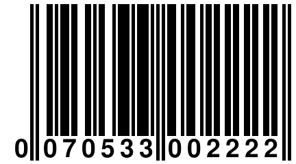 0 070533 002222