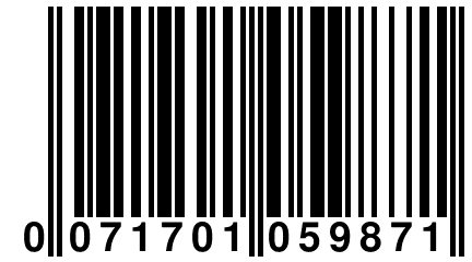 0 071701 059871