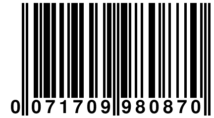 0 071709 980870