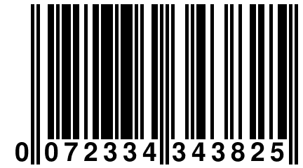 0 072334 343825