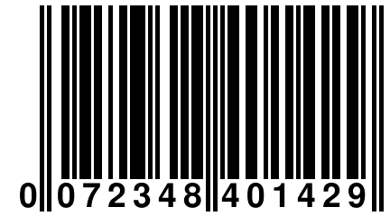0 072348 401429
