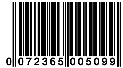 0 072365 005099