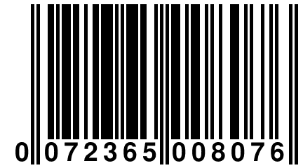 0 072365 008076