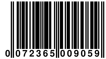 0 072365 009059