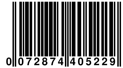 0 072874 405229
