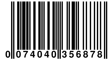 0 074040 356878