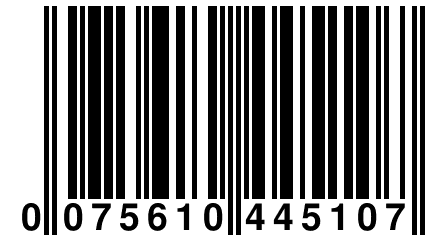 0 075610 445107