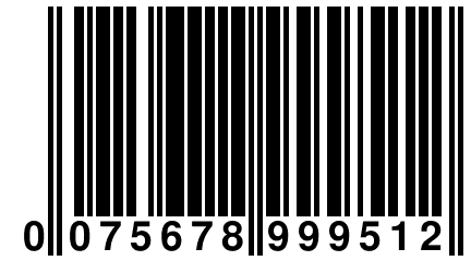 0 075678 999512