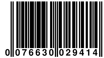 0 076630 029414