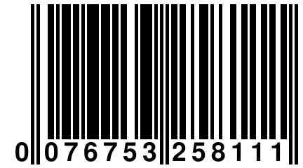 0 076753 258111