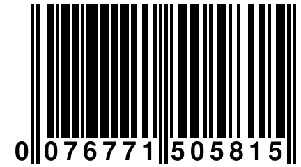 0 076771 505815