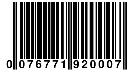 0 076771 920007