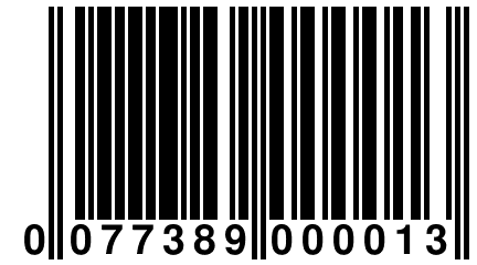 0 077389 000013