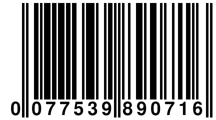 0 077539 890716