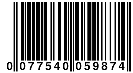 0 077540 059874