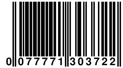 0 077771 303722
