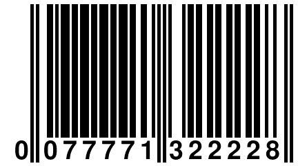 0 077771 322228
