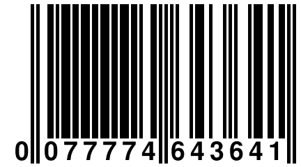 0 077774 643641
